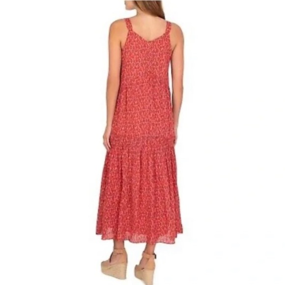 (XXL)- Joie Bondi Sleeveless Animal Print Maxi Dress- Tea Rose - Picture 2 of 12
